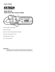 Extech MA120 Mini Clamp Meter Manual PDF