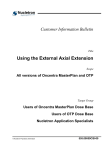 Using the External Axial Extension