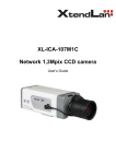 XL-ICA-107M1C Network 1,3Mpix CCD camera