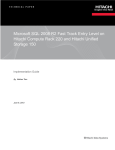 Microsoft SQL 2008 R2 Fast Track Entry Level on Hitachi Compute