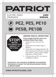PE2, PE5, PE10, PE5B, PE10B User Manual