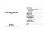 AQ5000/5001 Indoor Air Quality Monitor User Manual