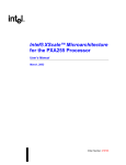 Intel XScale Microarchitecture Users Manual.book