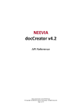 Neevia DocCreator v4.2 user manual
