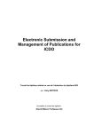 Electronic Submission and Management of