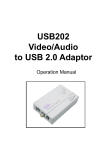 USB202 Video/Audio to USB 2.0 Adaptor