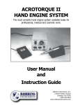 ACROTORQUE II HAND ENGINE SYSTEM