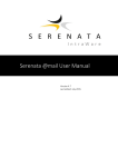 Serenata @mail User Manual