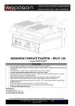 WOODSON CONTACT TOASTER – SPLIT LID