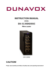 User manual - dunavox.com