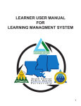 (lms) user manual - South Central Public Health Partnership
