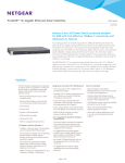 ProSAFE® 10-Gigabit Ethernet Smart Switches