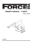 F-SISSY Assembly Manual - Australian Fitness Supplies