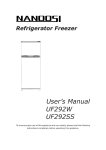 User`s Manual UF292W UF292SS