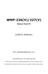 WMP-226(V)/227(V) - Wincomm Corporation