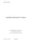 BrainMaster MINIQ II User`s Manual