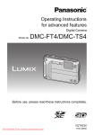 Panasonic Lumix DMC-FT4 Digital Camera User Manual