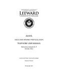 LEEWARD CC VoIP User Manual Revised Oct2012