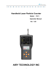 Handheld Laser Particle Counter