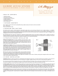 Element Active System™ Installation Manual