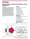 ISL29125 Datasheet