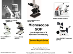 Microscope SOP - St. Louis Community College