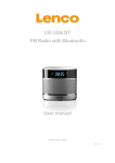 CR-3306 BT FM Radio with Bluetooth® User manual