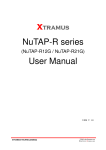 NuTAP-R series User Manual