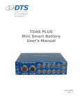 TDAS PLUS Mini Smart Battery User`s Manual