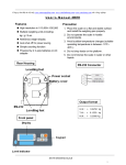 User`s Manual NWTH Features Precaution Rear