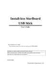 Install-less StarBoard USB Stick User`s Guide
