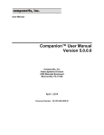 5.0.0.0 Companion User Manual