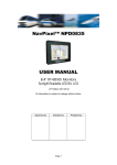 NavPixel™ NPD0835 USER MANUAL