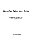 GraphPad Prism User Guide
