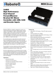 MDC22xx Motor Controller Datasheet