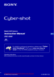 Sony Cyber-shot DSC-S930 User`s Manual