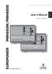 User Guide - Performance Audio