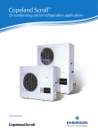 Copeland Scroll™ ZX Condensing Unit User Manual
