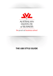 THE AIB STYLE GUIDE