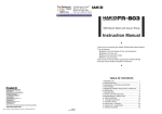 Instruction Manual - Test Equipment Depot