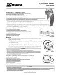 www.bullard.com AX/UST Series Helmets User Manual