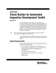 Vision Builder for Automated Inspection Development Toolkit User