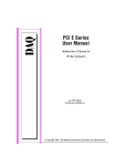 PCI E Series User Manual Multifunction I/O Boards for PCI Bus