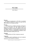 PIO-D96 User Manual