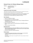 Emulex Drivers for Windows Release Notes