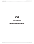 OCS Wristwatch Operating Manual - 12-5272-r01