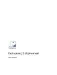 Pachyderm 2.0 User Manual