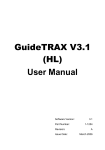 GuideTRAX V3.1 (HL) User Manual