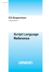 CX-Supervisor Reference Manual