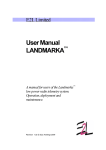 User Manual LANDMARKA